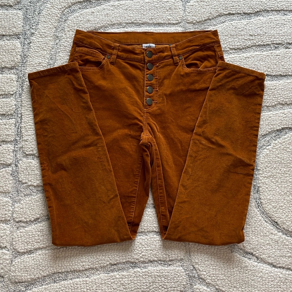 Cabi, button fly corduroys, size 6